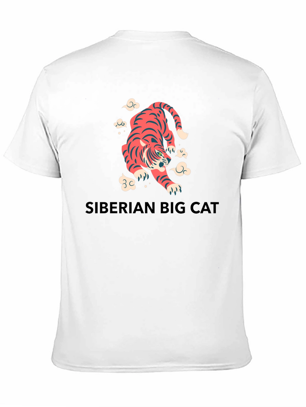 Tiger Graphic Tee - Siberian Big Cat Shirt