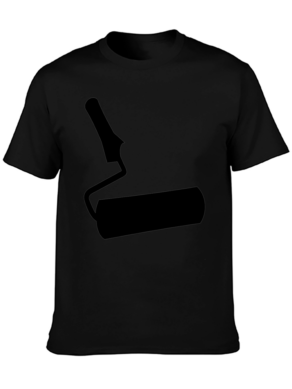 Paint Roller Graphic Black T-Shirt