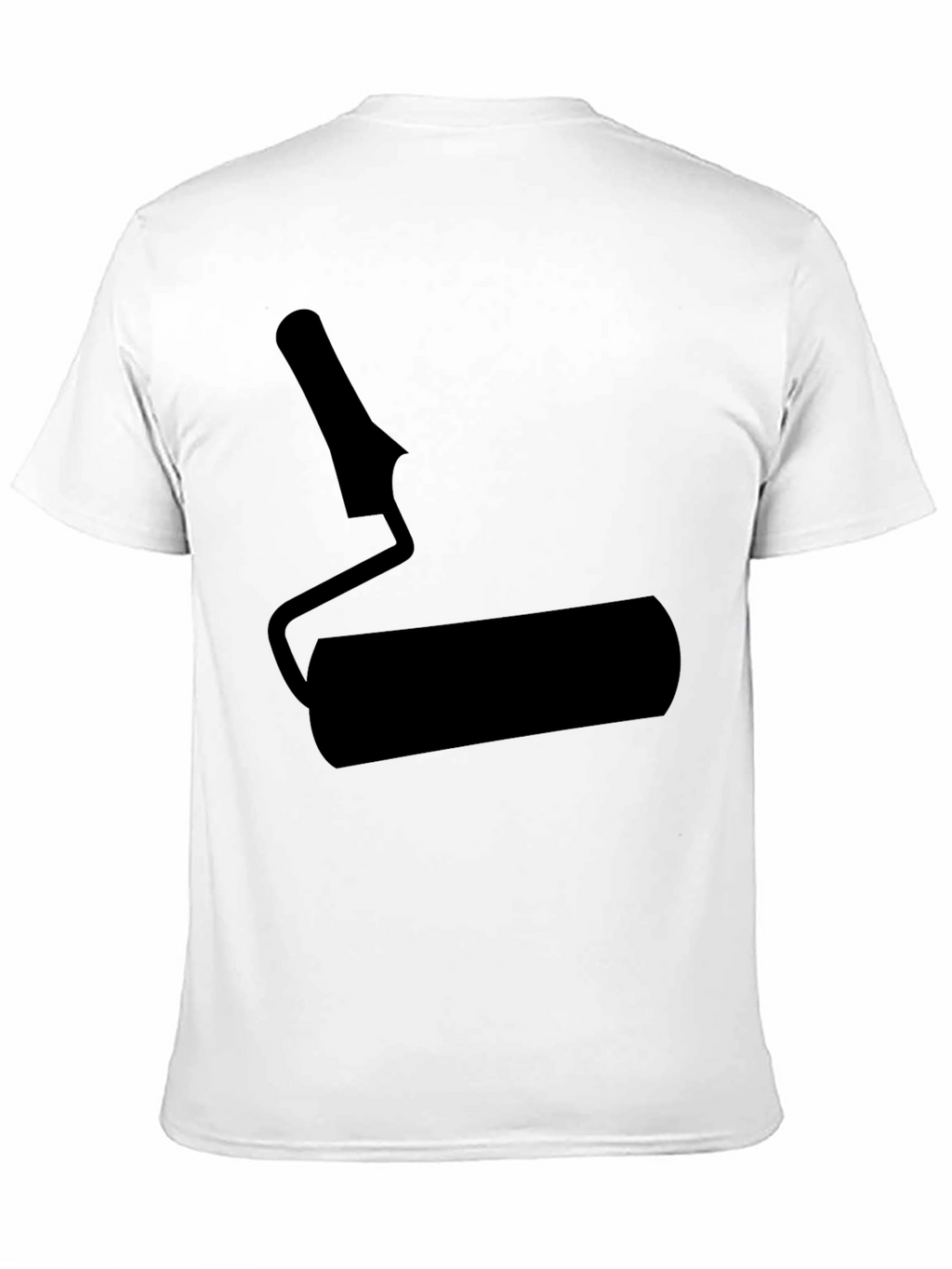 Paint Roller Graphic Black T-Shirt