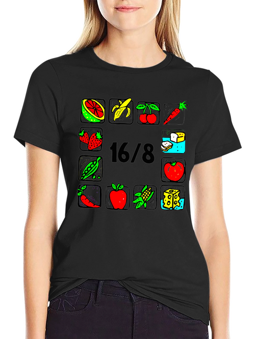 16/8 Intermittent Fasting Food T-Shirt