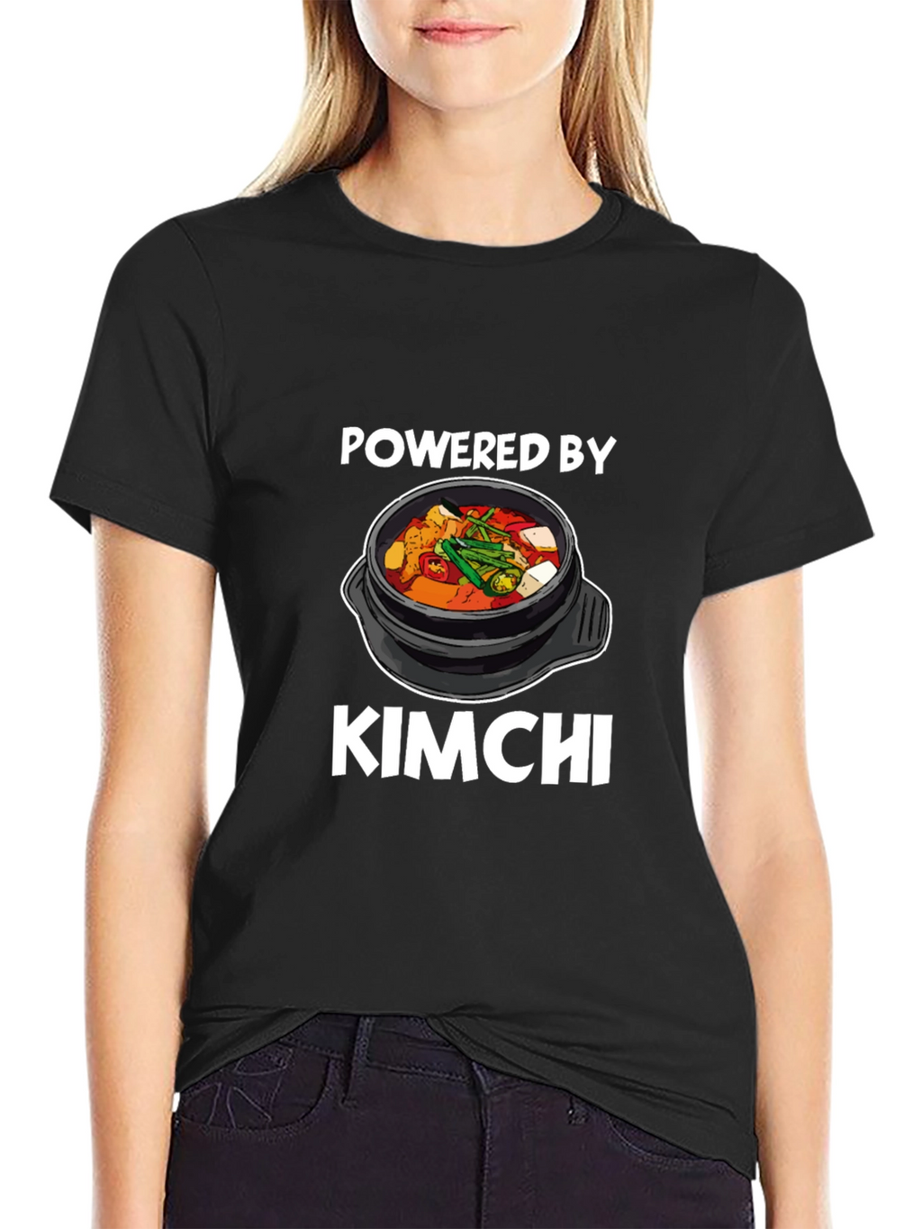 Powered by Kimchi Graphic T-Shirt