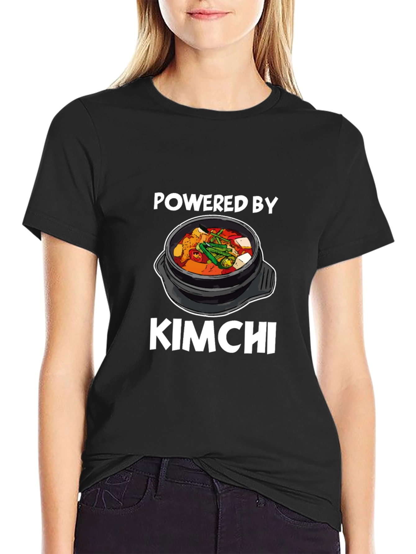 Powered by Kimchi Graphic T-Shirt