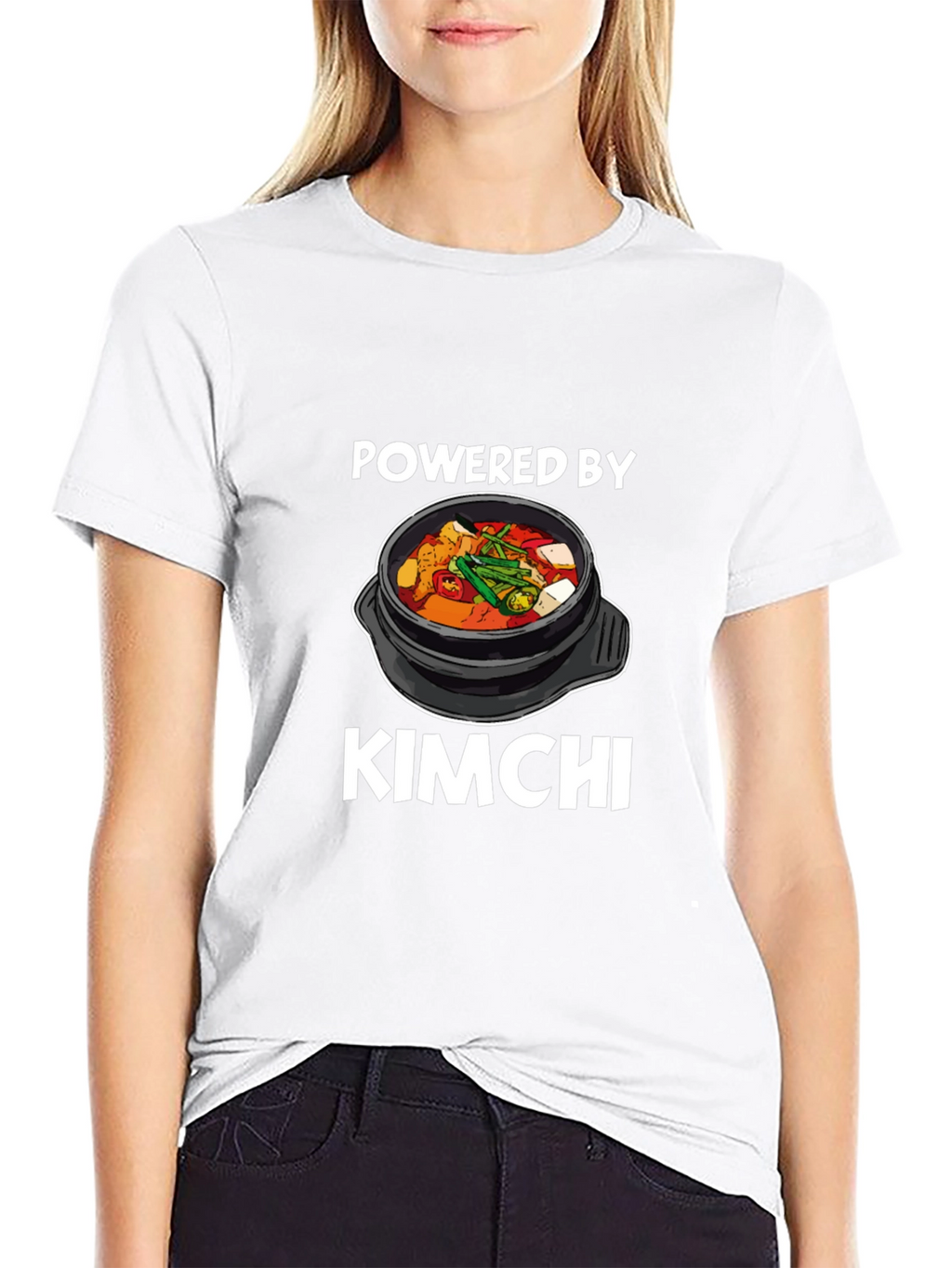 Powered by Kimchi Graphic T-Shirt