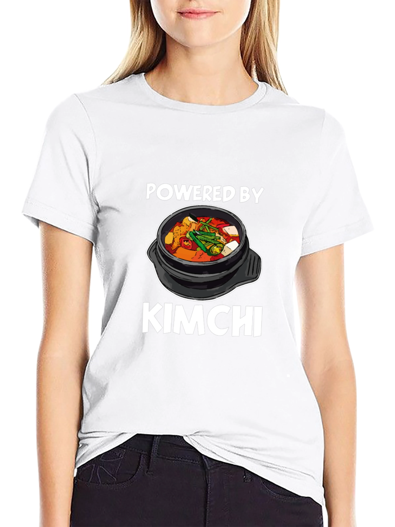 Powered by Kimchi Graphic T-Shirt