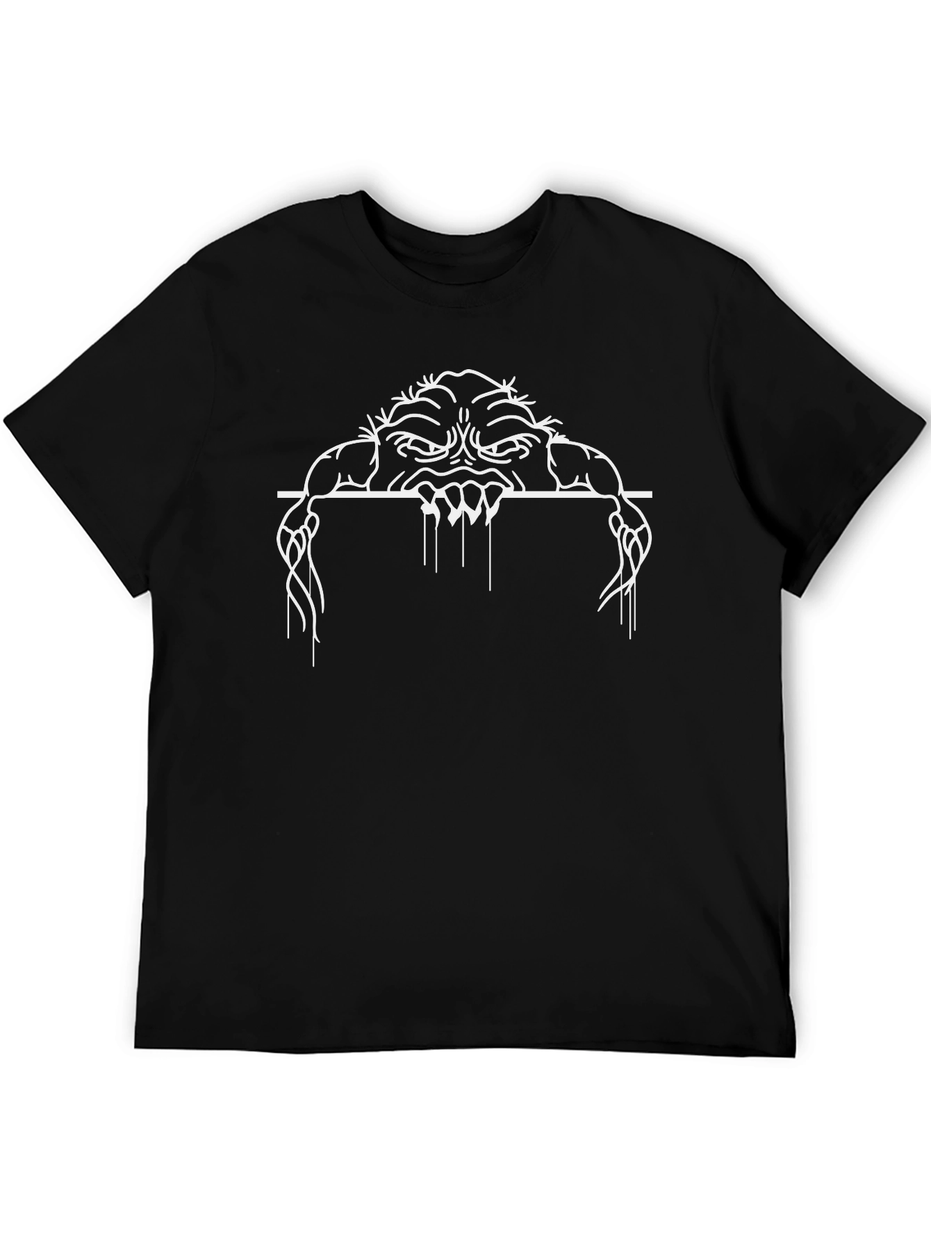 Monster Graphic Black T-Shirt
