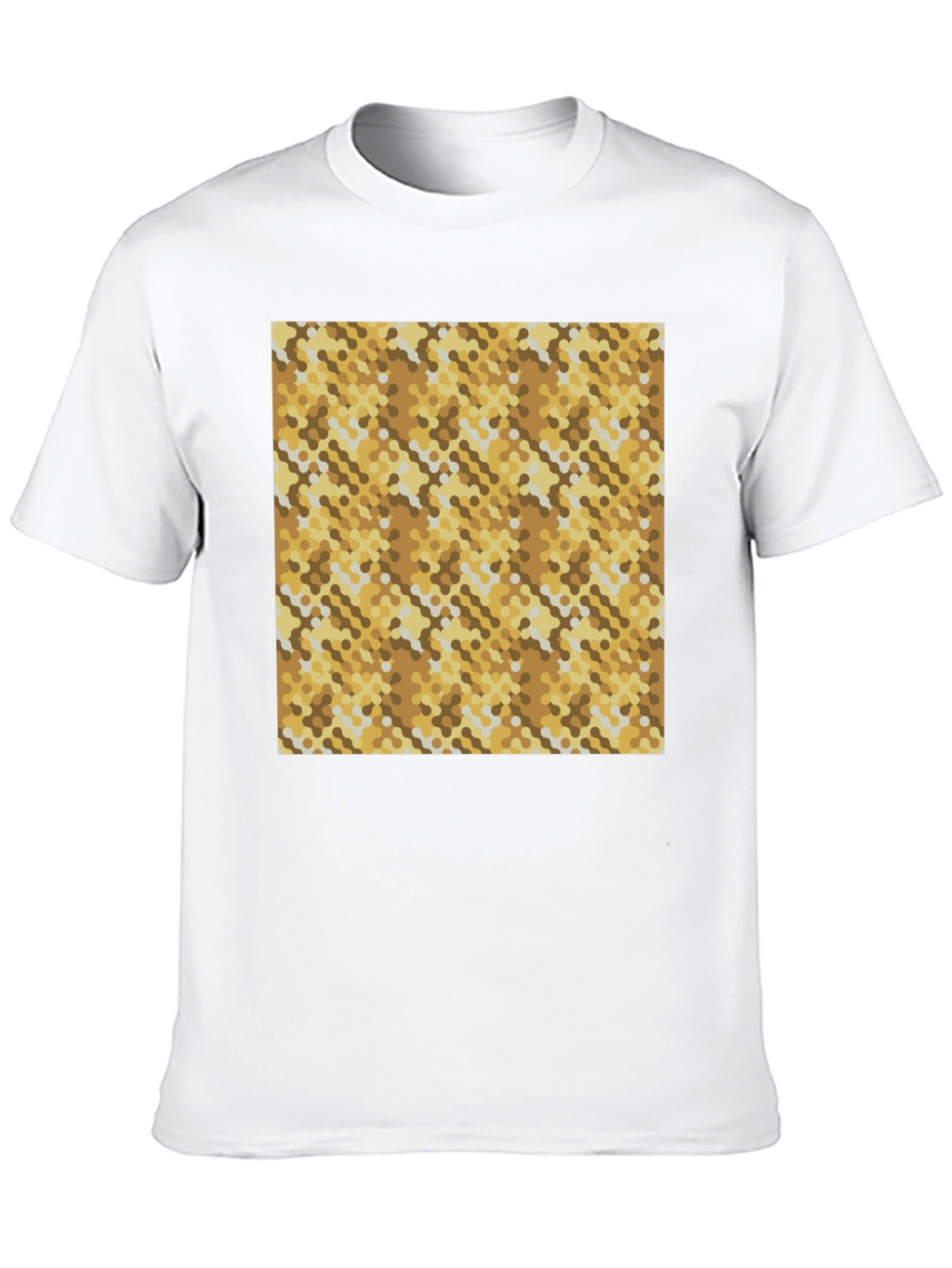 Abstract Pattern T-Shirt - Black