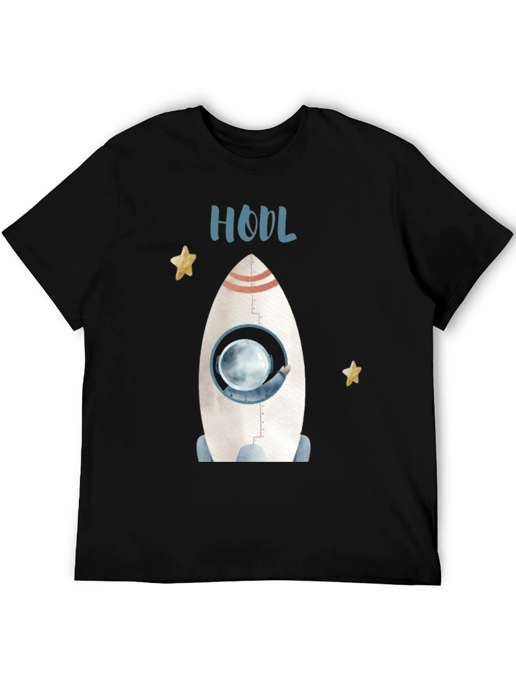 HODL Rocket T-Shirt - Crypto Astronaut Tee