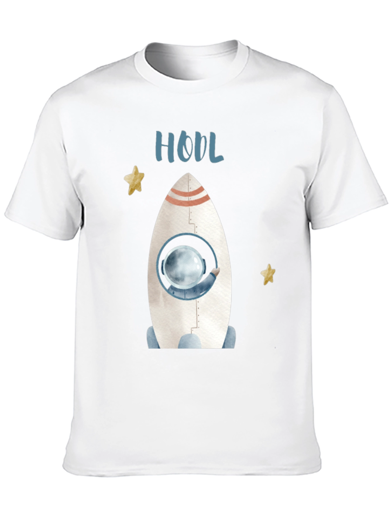 HODL Rocket T-Shirt - Crypto Astronaut Tee