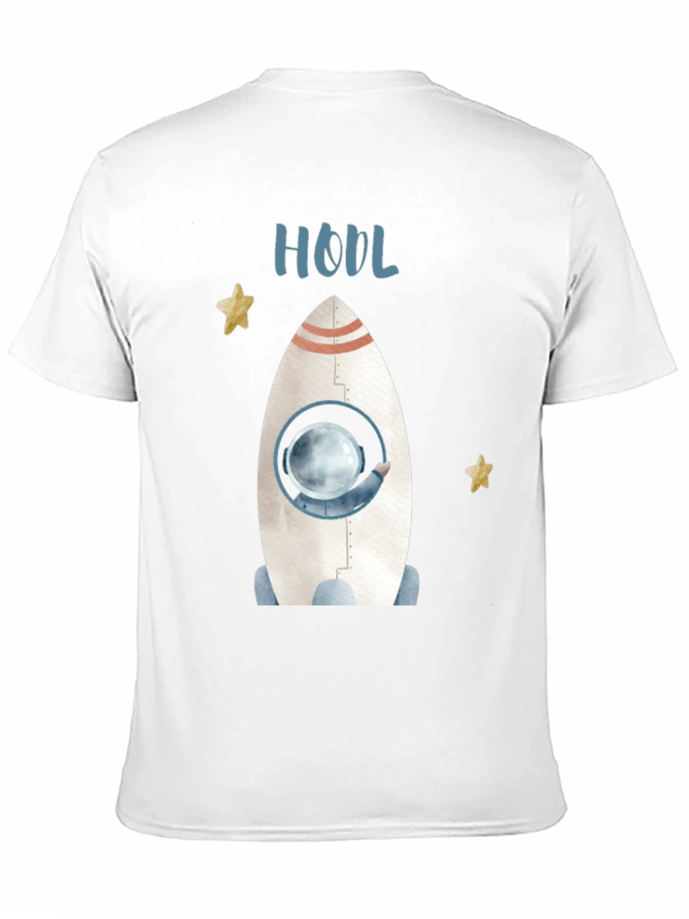 HODL Rocket T-Shirt - Crypto Astronaut Tee
