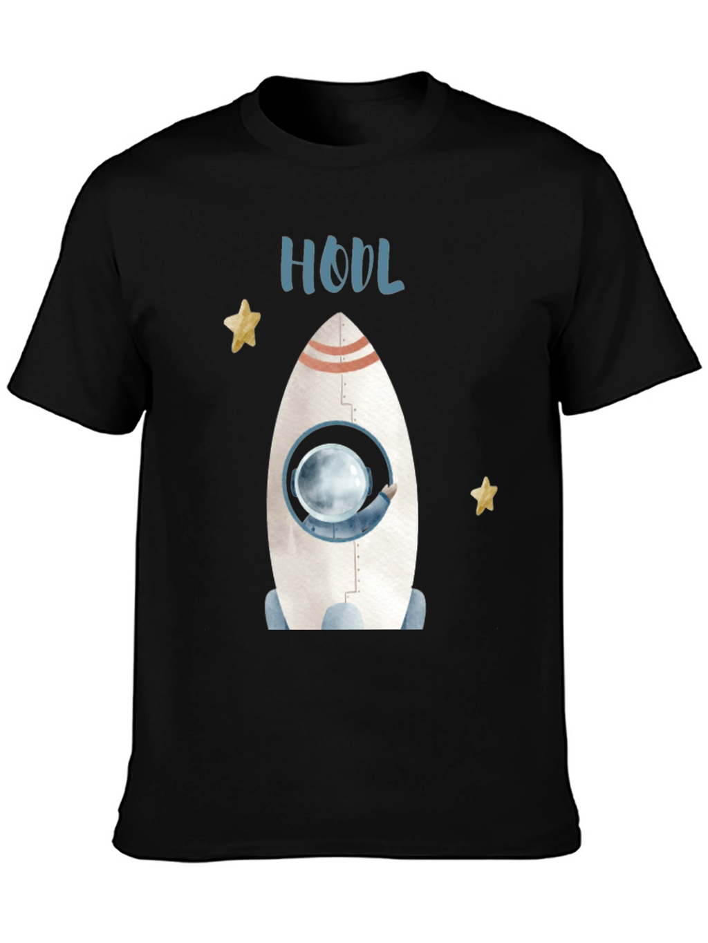 HODL Rocket T-Shirt - Crypto Astronaut Tee