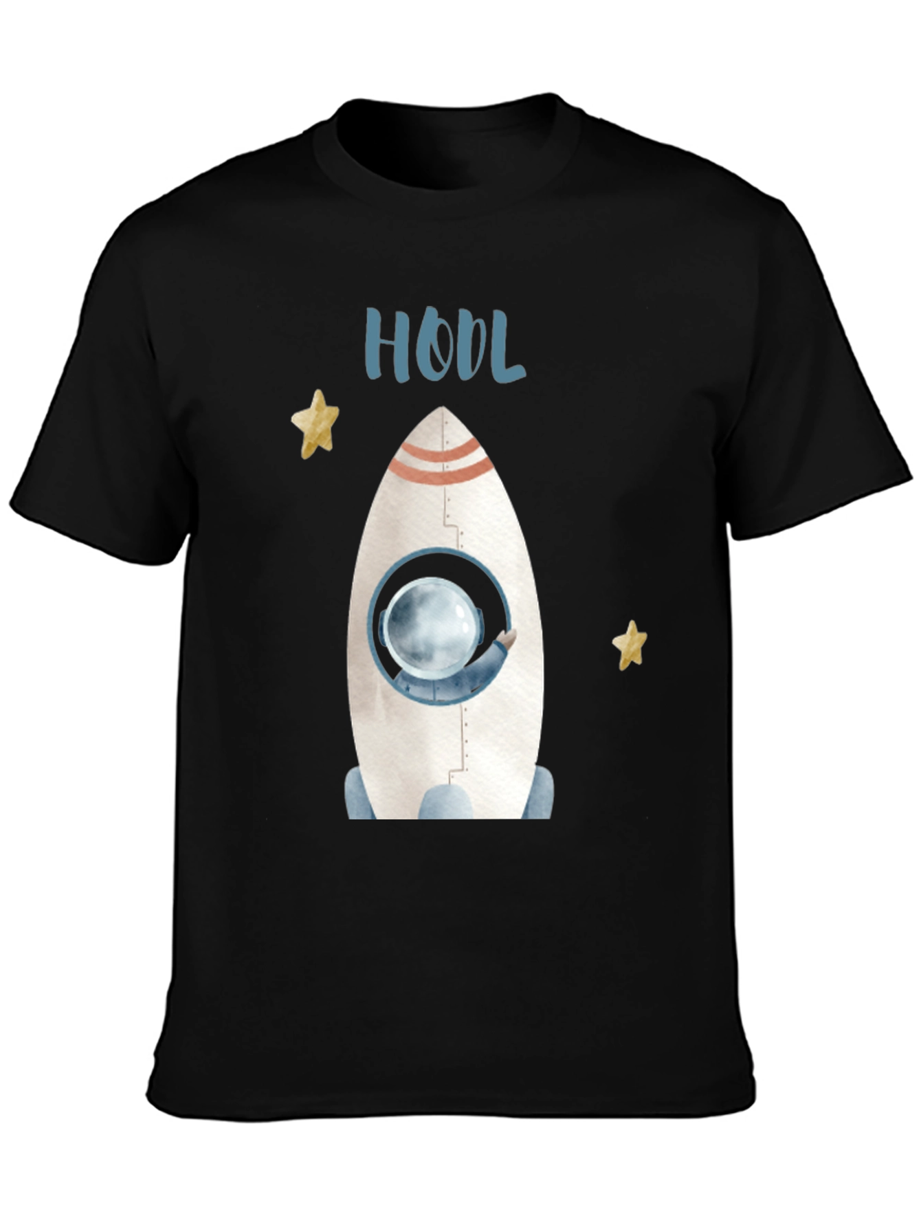 HODL Rocket T-Shirt - Crypto Astronaut Tee