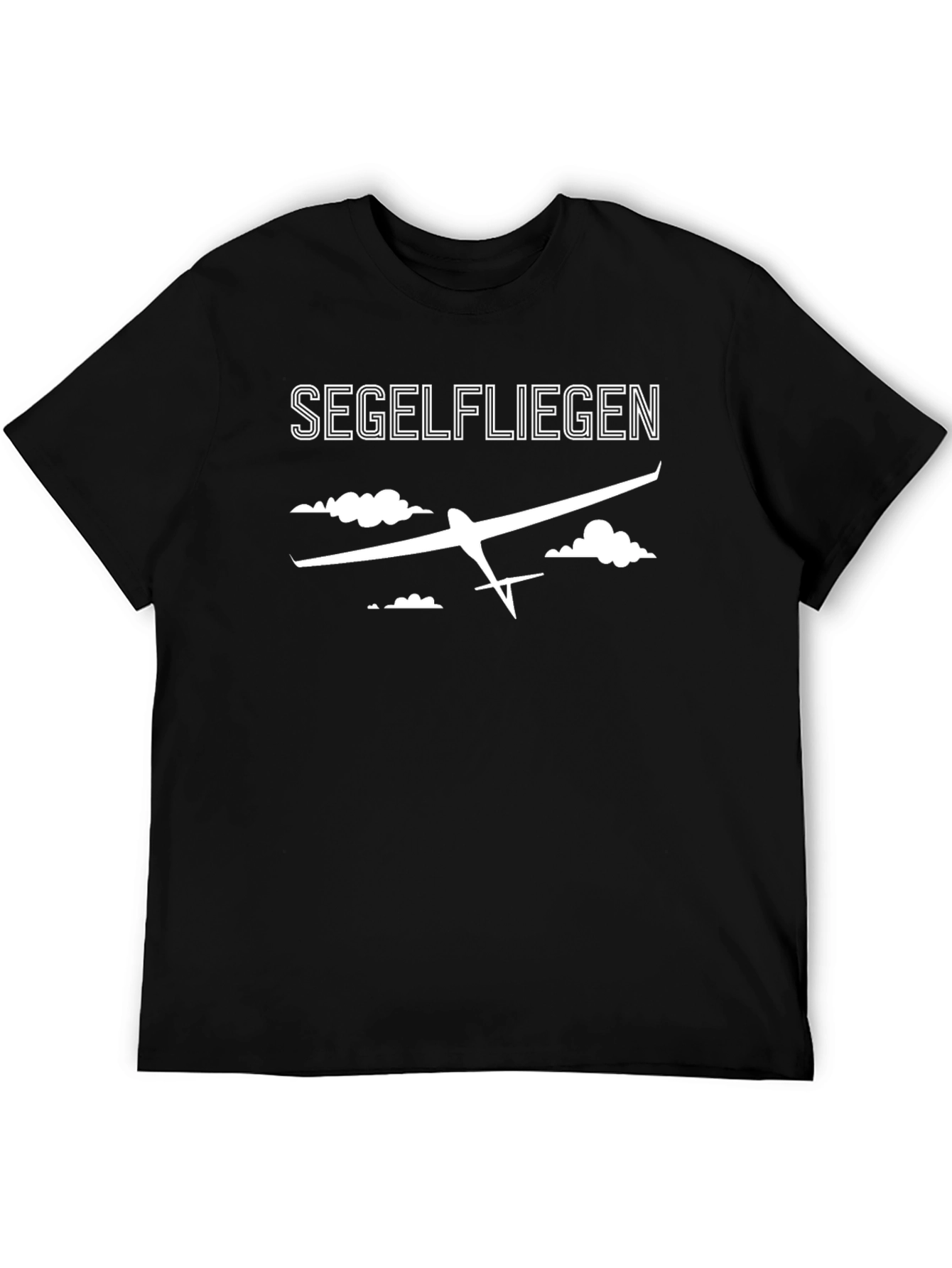 Segelfliegen Glider T-Shirt - Black