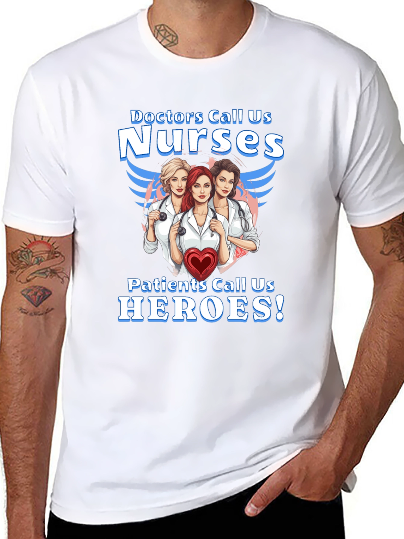 Nurses: Doctors Call Us Nurses T-Shirt