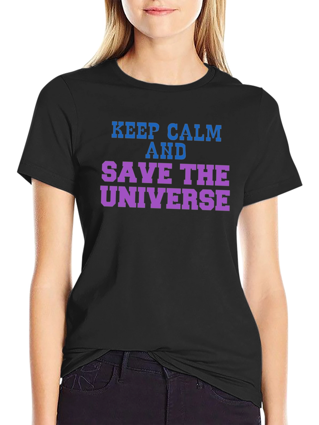 Keep Calm Save the Universe Graphic T-Shirt