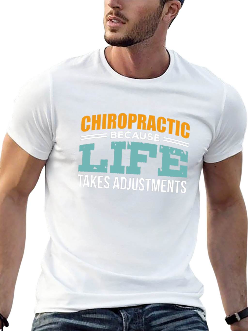 Chiropractic Life Adjustments Graphic Tee