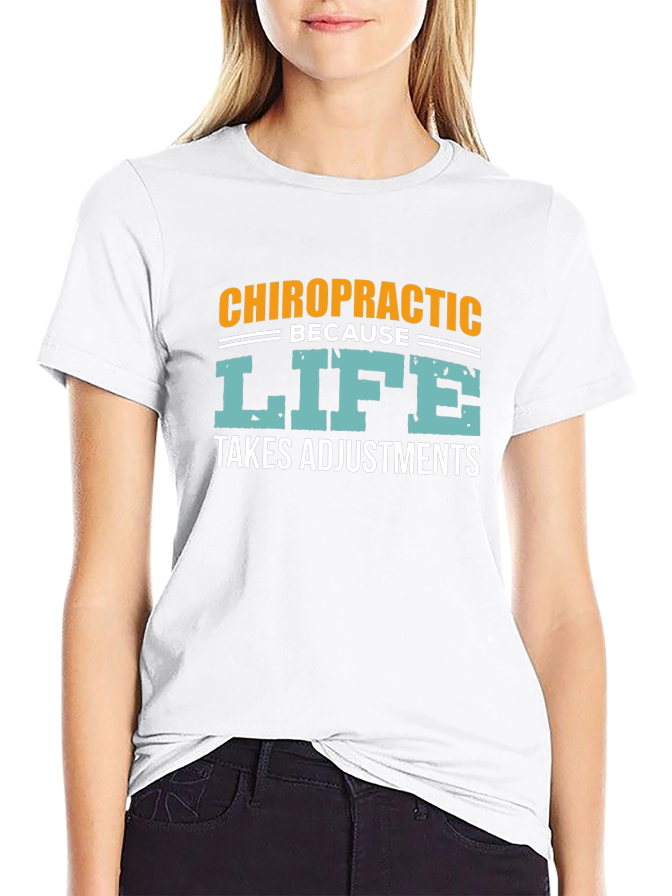 Chiropractic Life Adjustments Graphic Tee