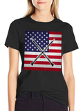 American Flag Clarinet T-Shirt