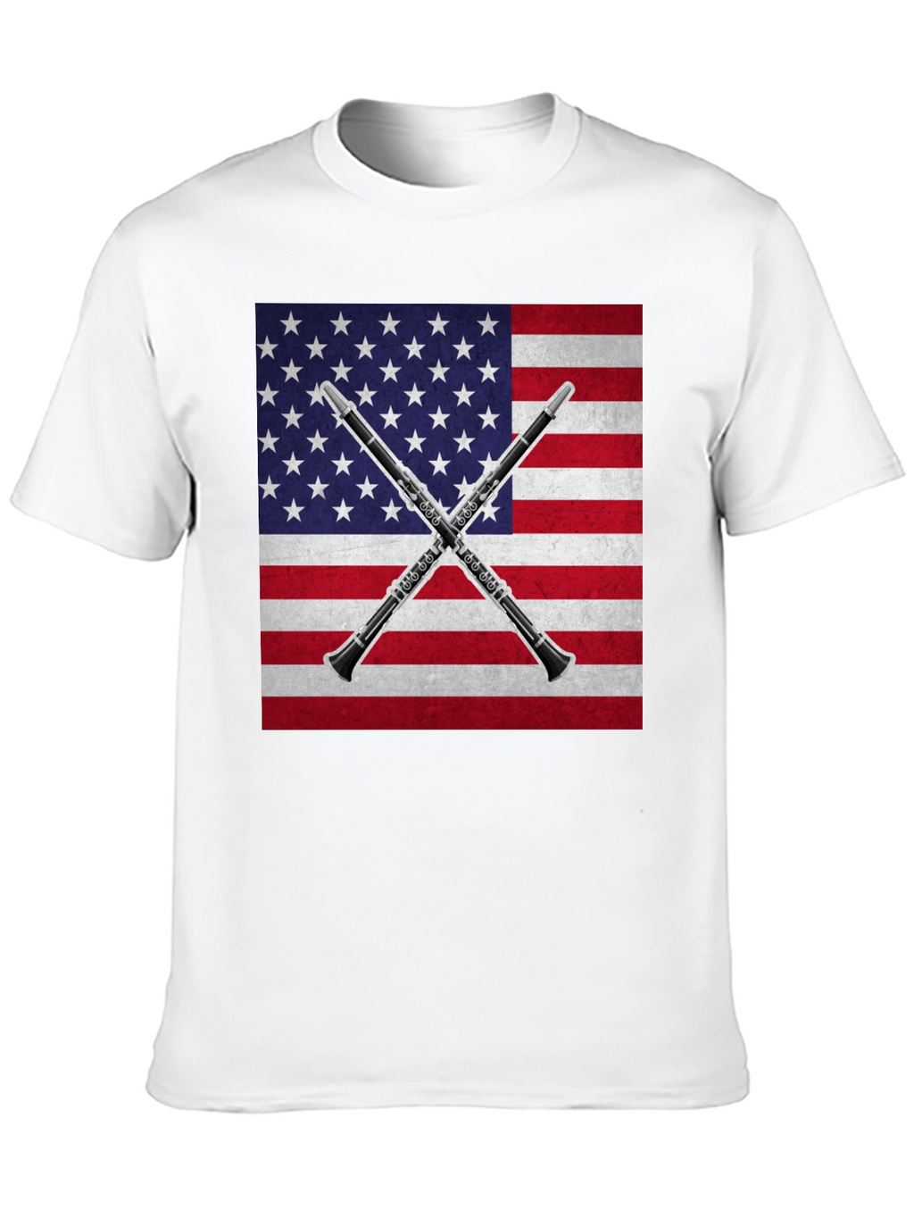 American Flag Clarinet T-Shirt