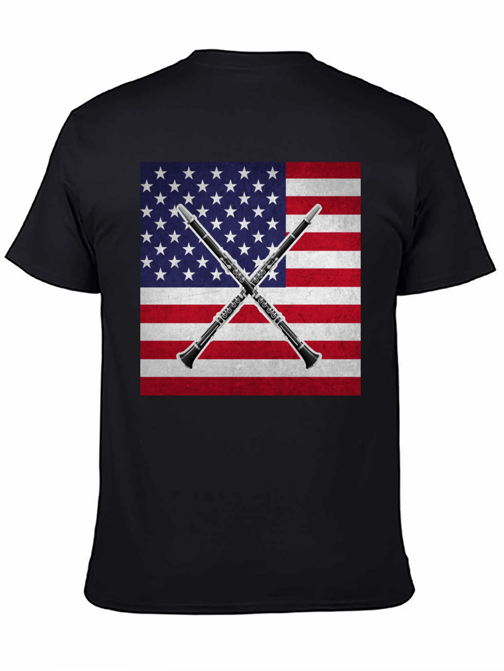 American Flag Clarinet T-Shirt