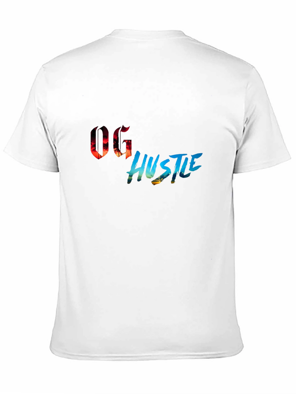 OG Hustle Graphic Print Black T-Shirt