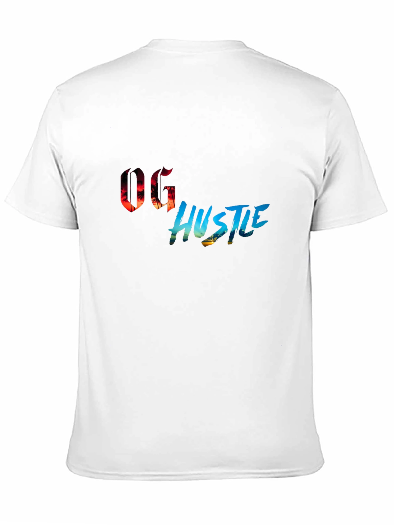 OG Hustle Graphic Print Black T-Shirt