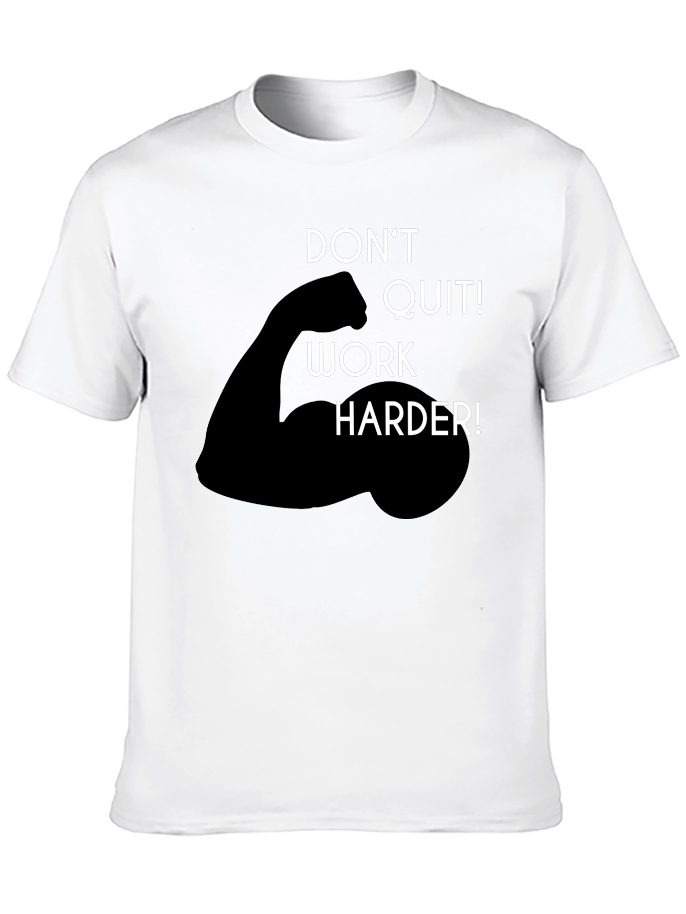 Motivational Work Harder Graphic Tee