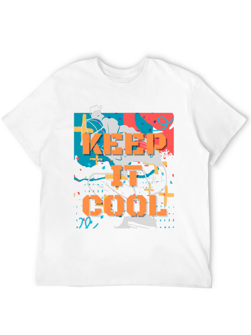Keep It Cool Graphic Tee - Stylish Black T-Shirt