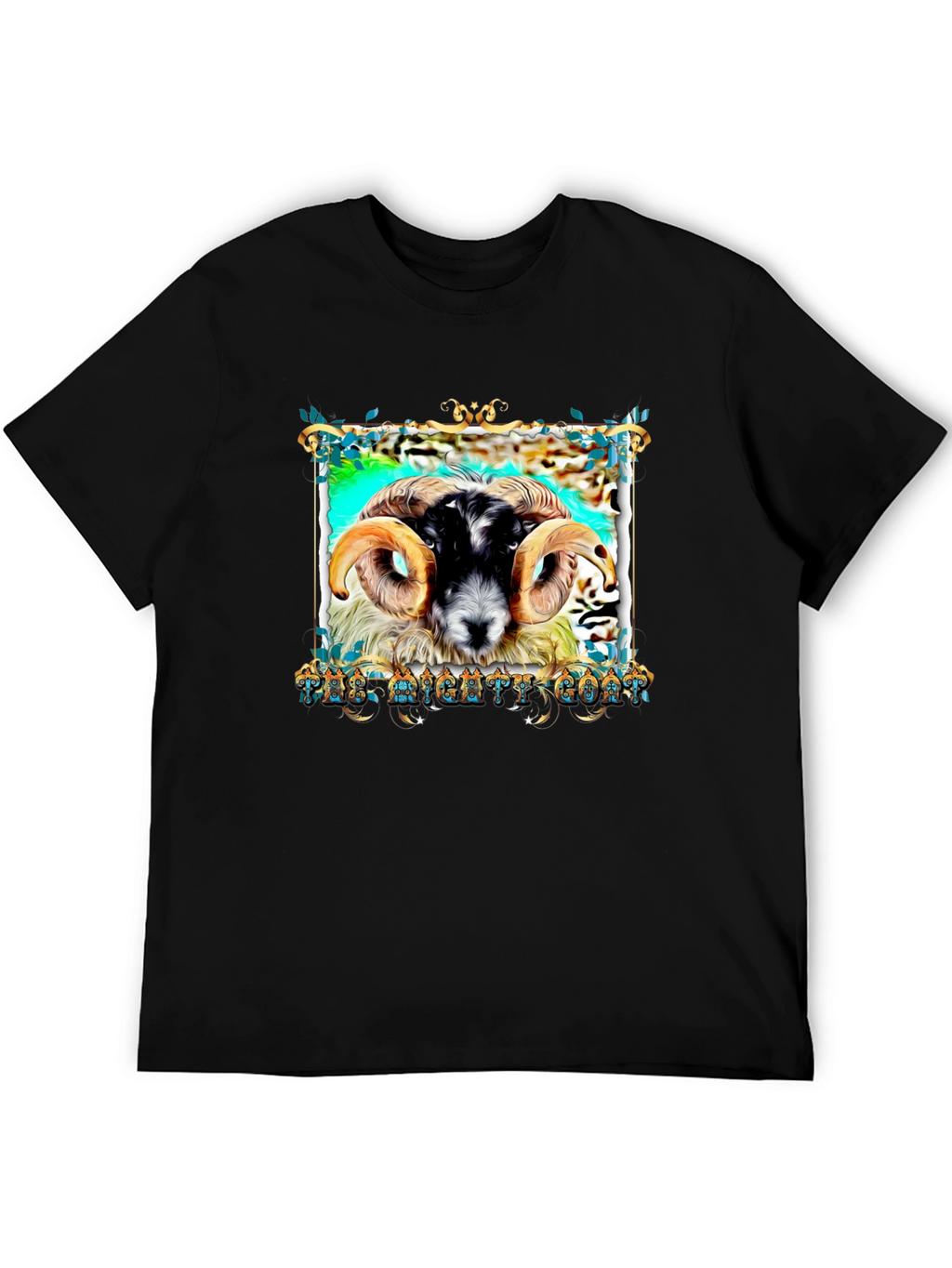 The Mighty Goat Black T-Shirt