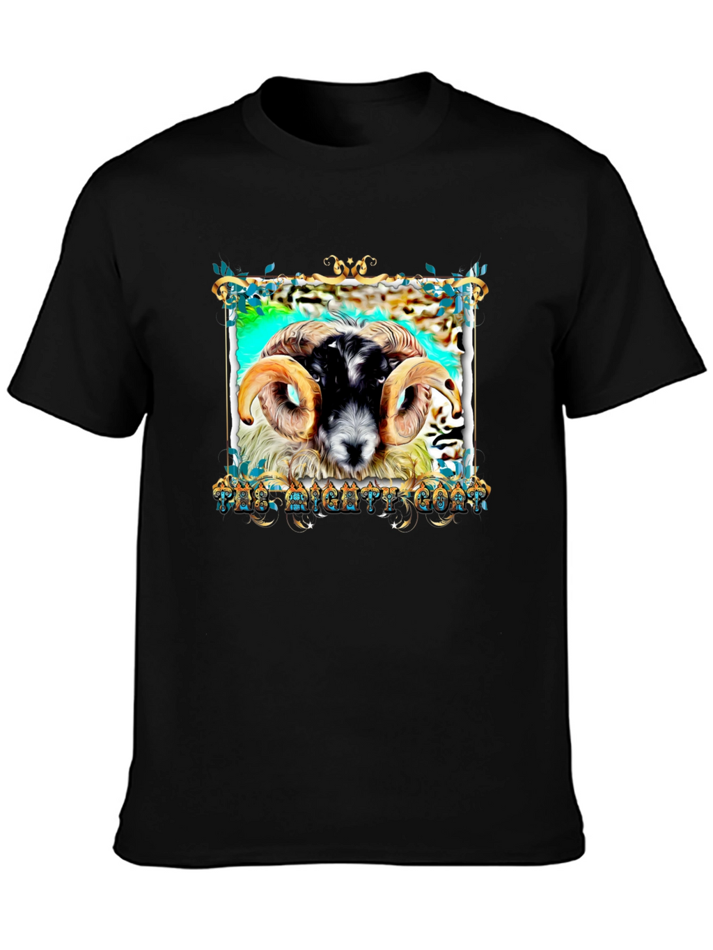 The Mighty Goat Black T-Shirt