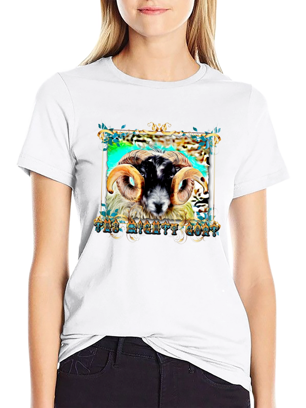 The Mighty Goat Black T-Shirt