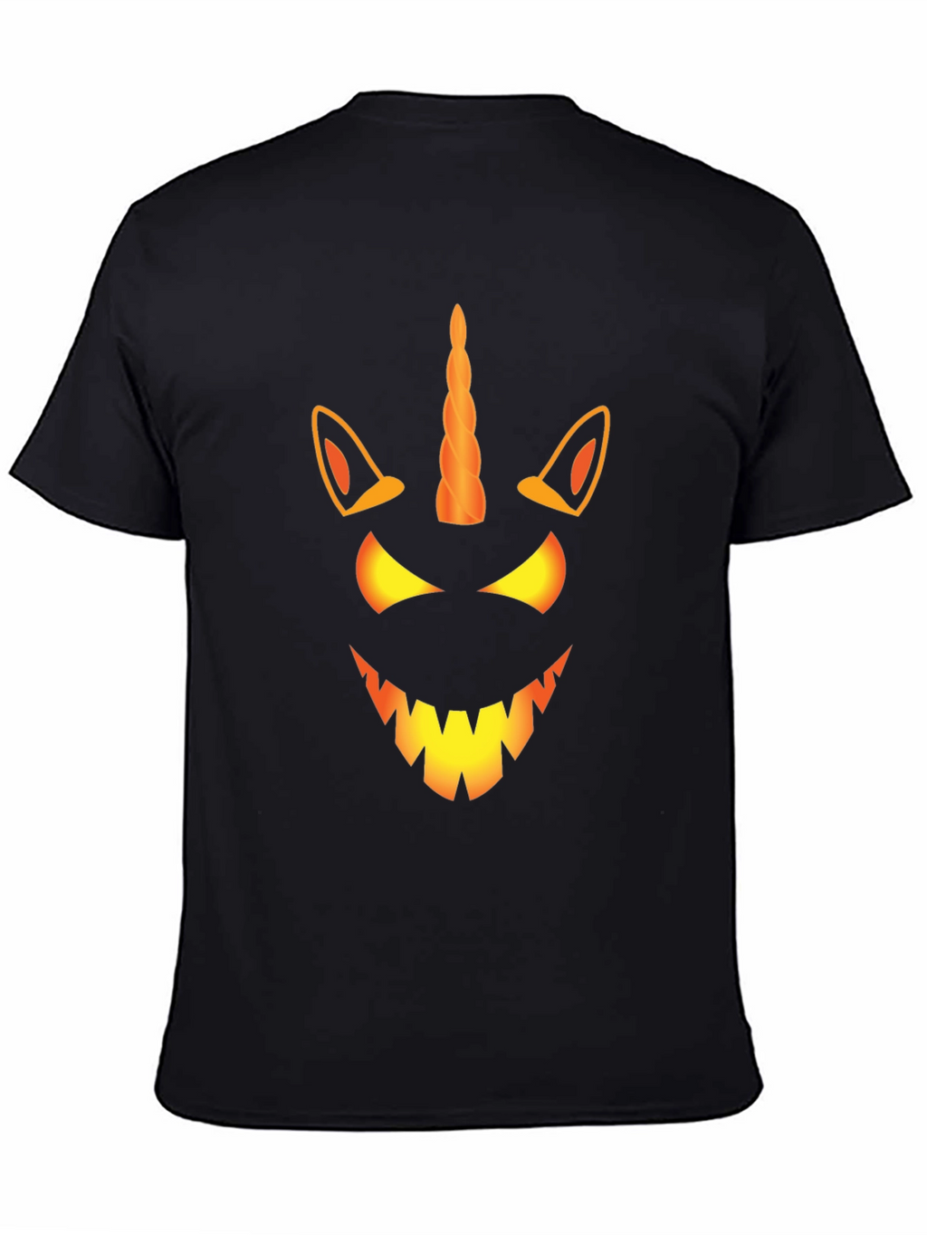 Unicorn Jack OLantern Halloween T-Shirt