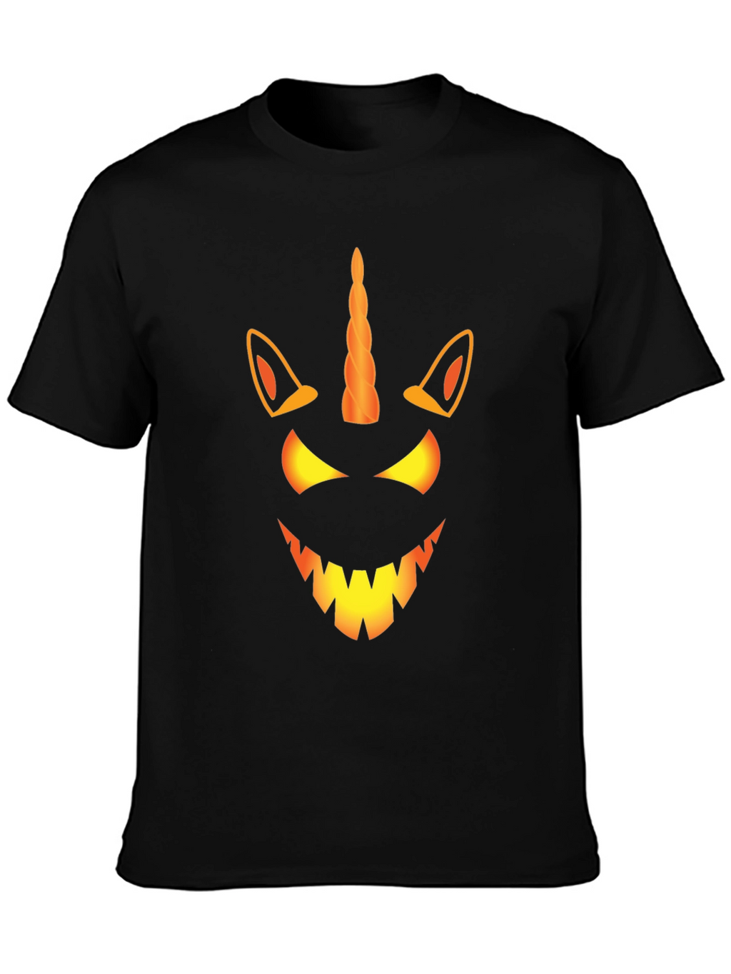 Unicorn Jack OLantern Halloween T-Shirt