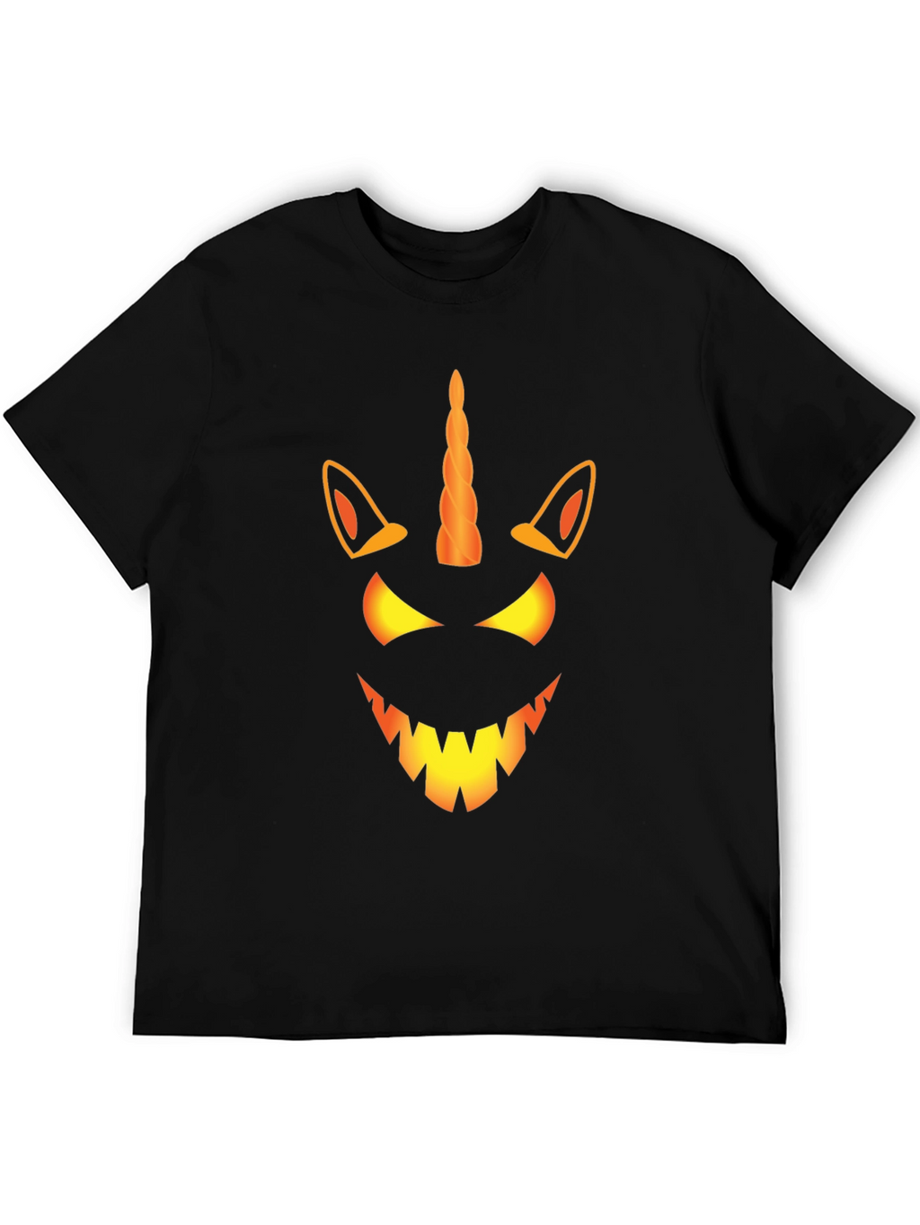 Unicorn Jack OLantern Halloween T-Shirt