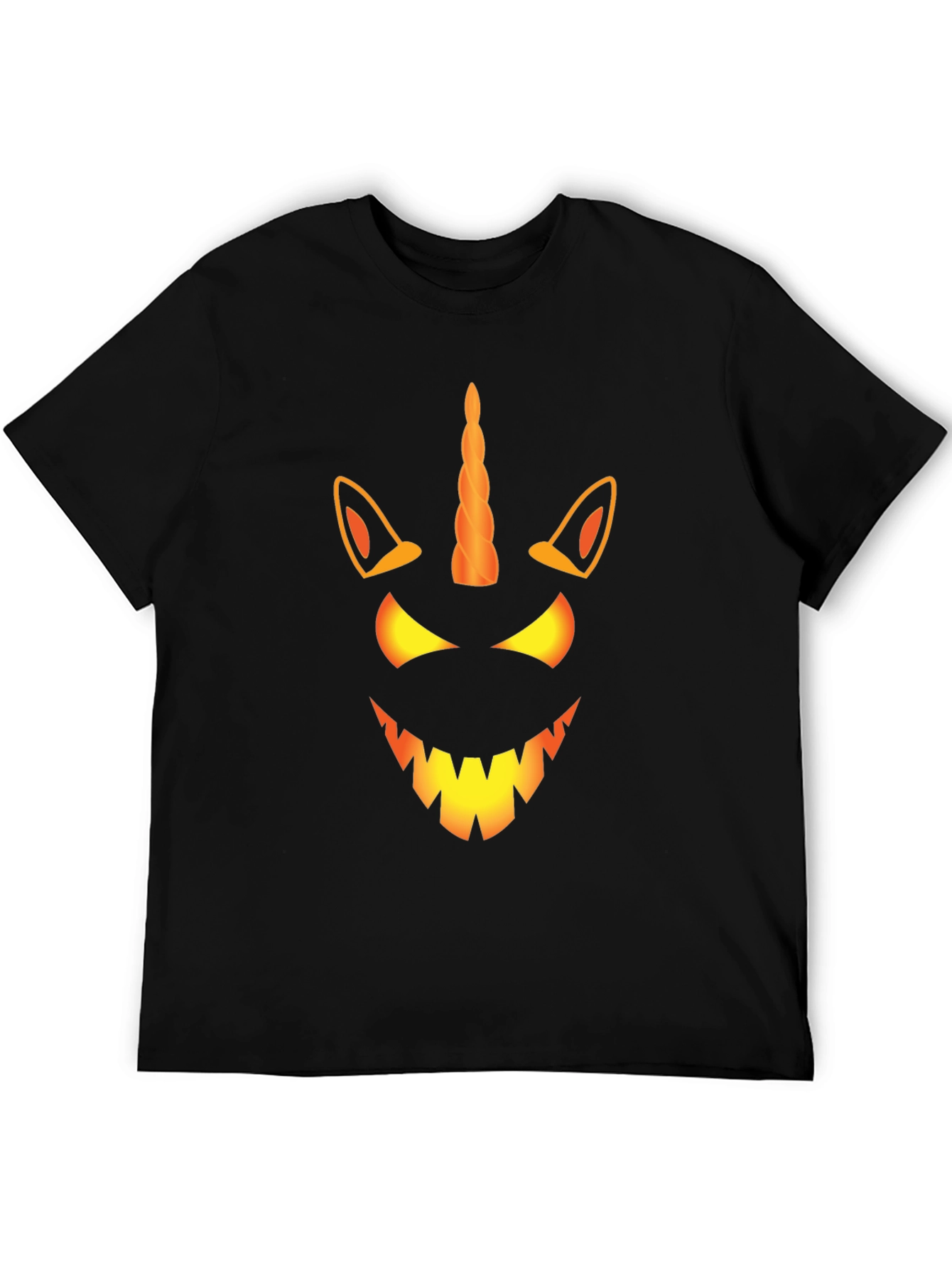 Unicorn Jack OLantern Halloween T-Shirt