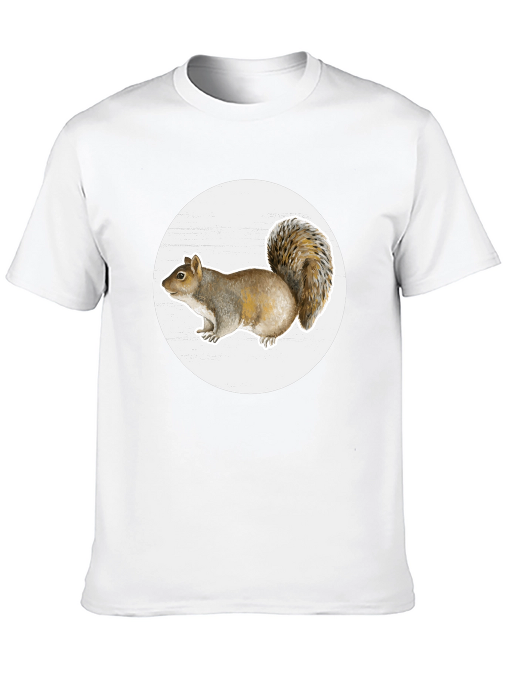 Squirrel Graphic Tee - Classic Black Cotton