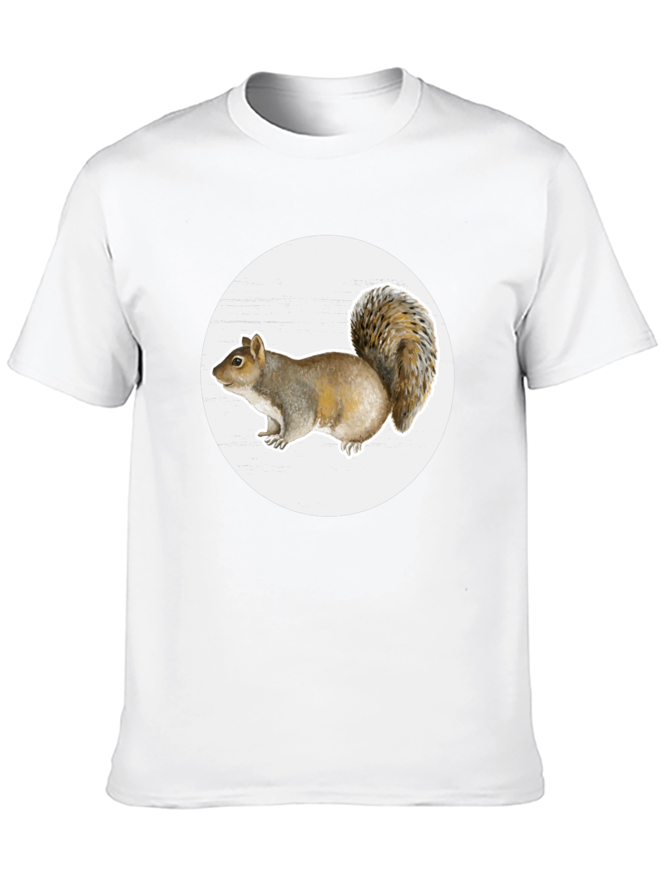 Squirrel Graphic Tee - Classic Black Cotton