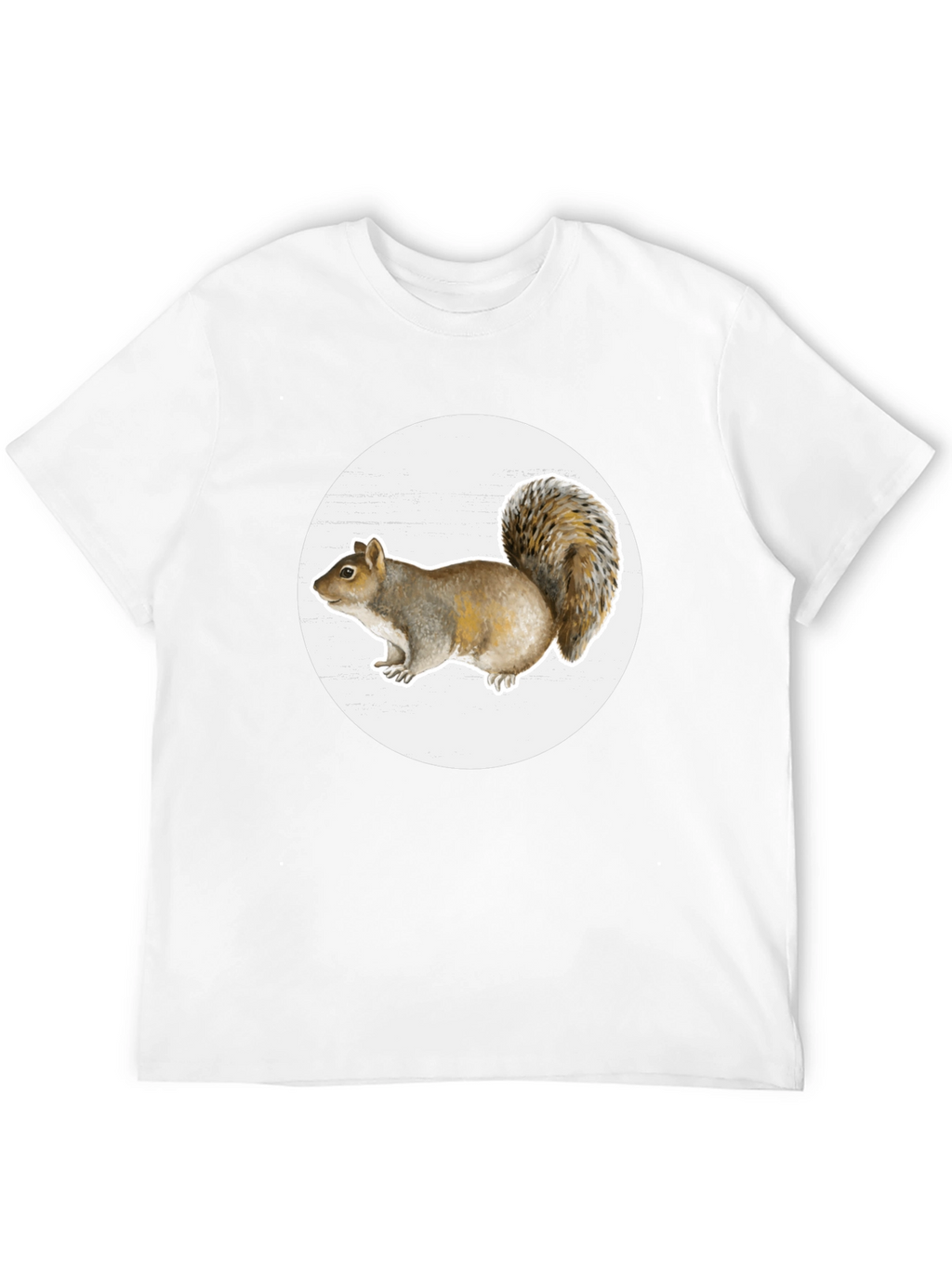 Squirrel Graphic Tee - Classic Black Cotton
