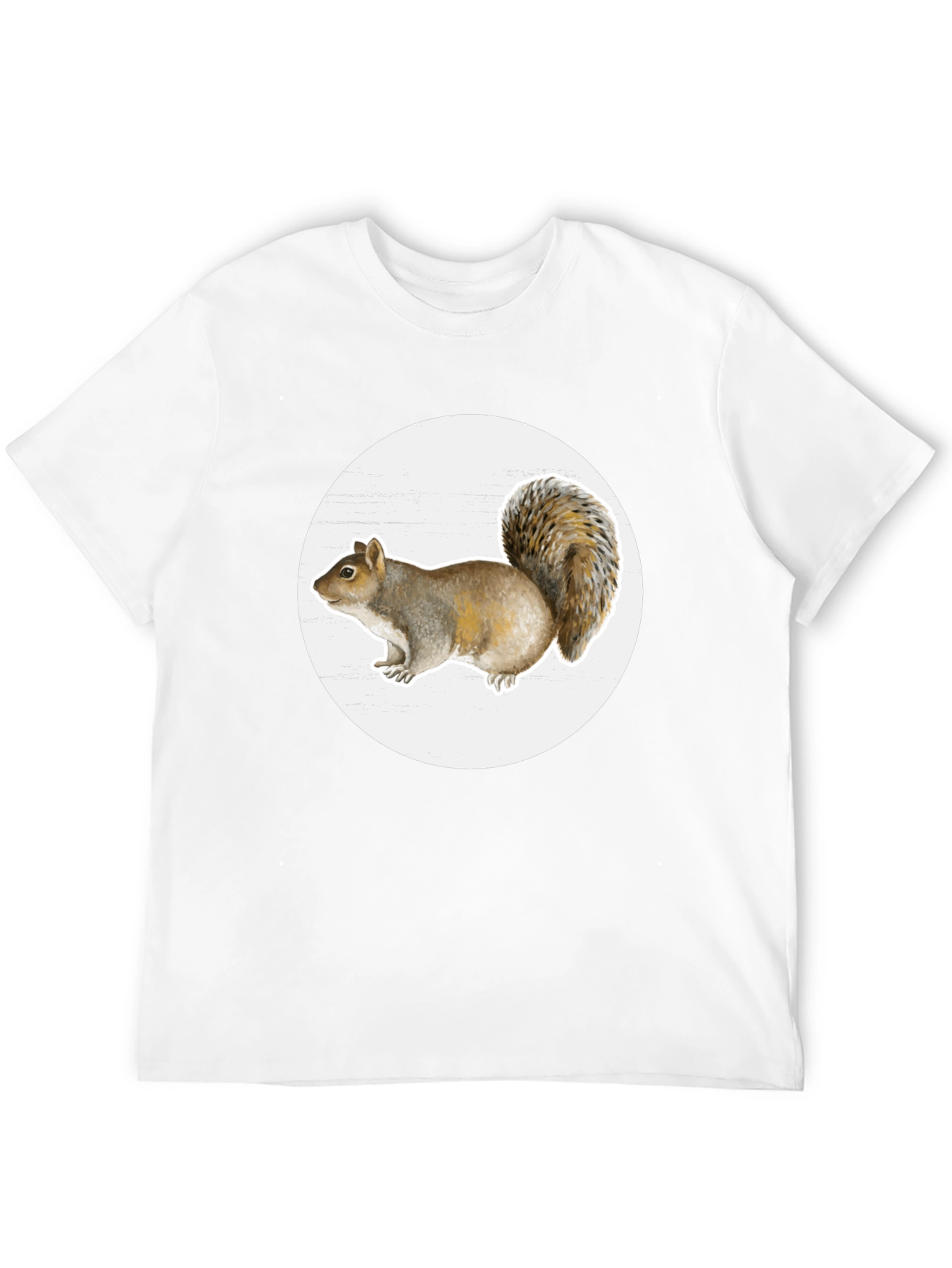 Squirrel Graphic Tee - Classic Black Cotton