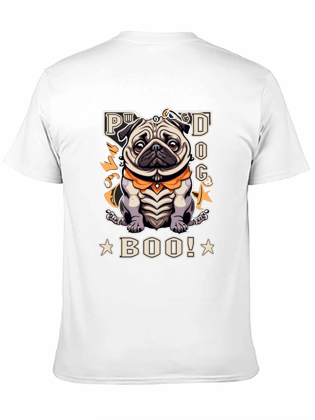 Pug Dog Boo! Graphic T-Shirt