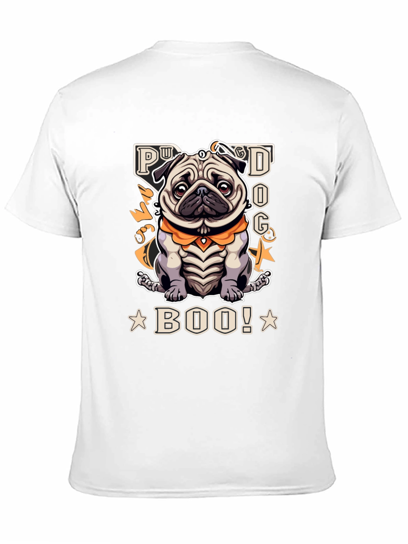 Pug Dog Boo! Graphic T-Shirt
