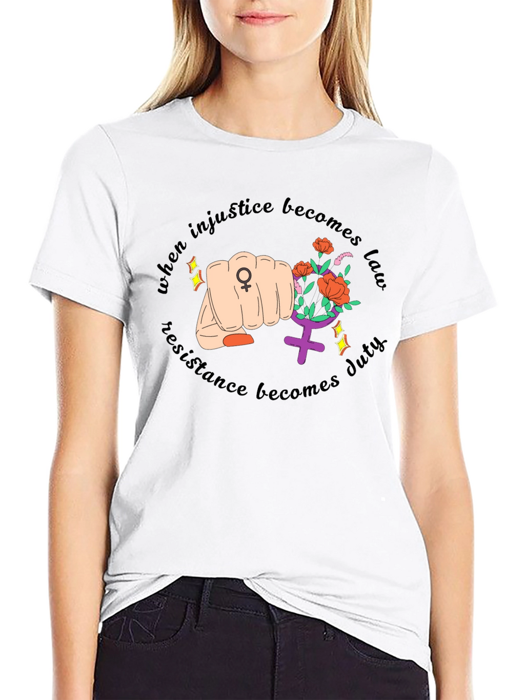 Feminist Resistance Graphic Tee