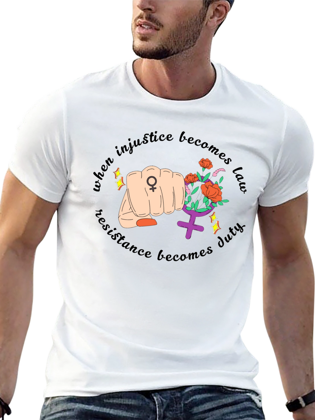 Feminist Resistance Graphic Tee