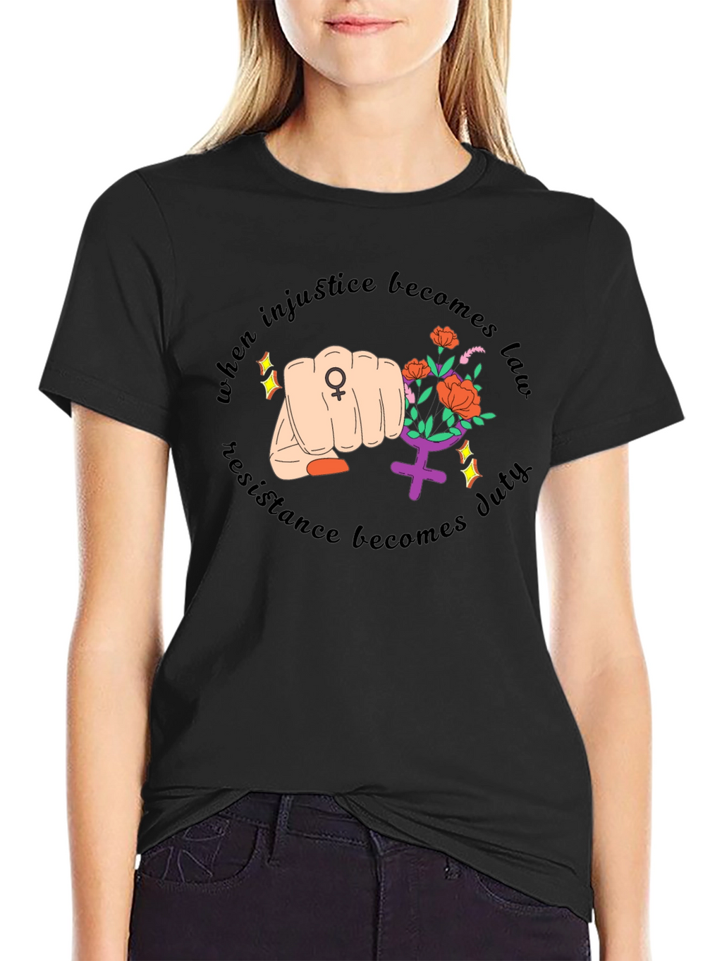 Feminist Resistance Graphic Tee