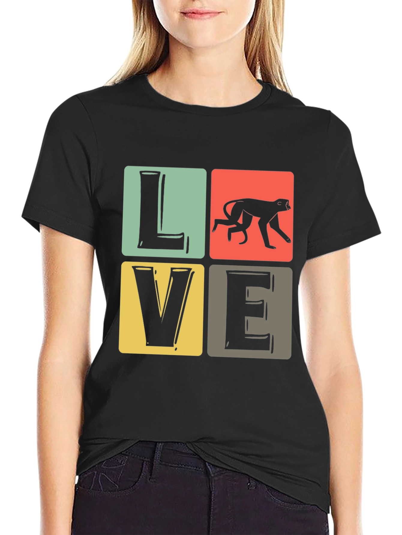 Love Monkey Graphic T-Shirt - Unisex