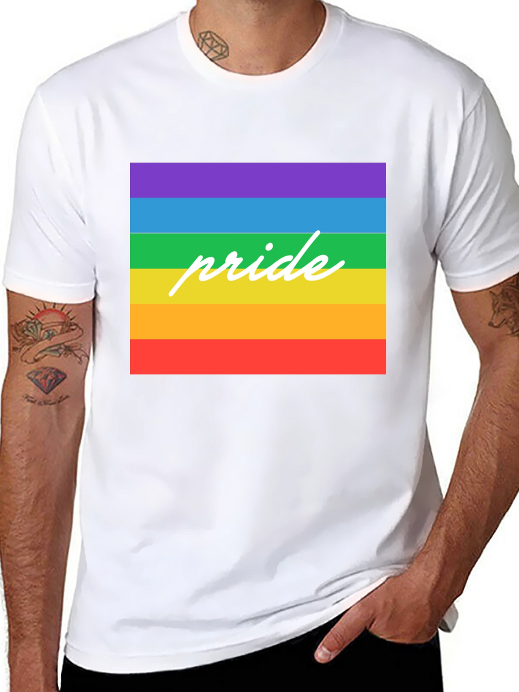 Pride Rainbow T-Shirt - LGBTQ+ Pride Month Tee