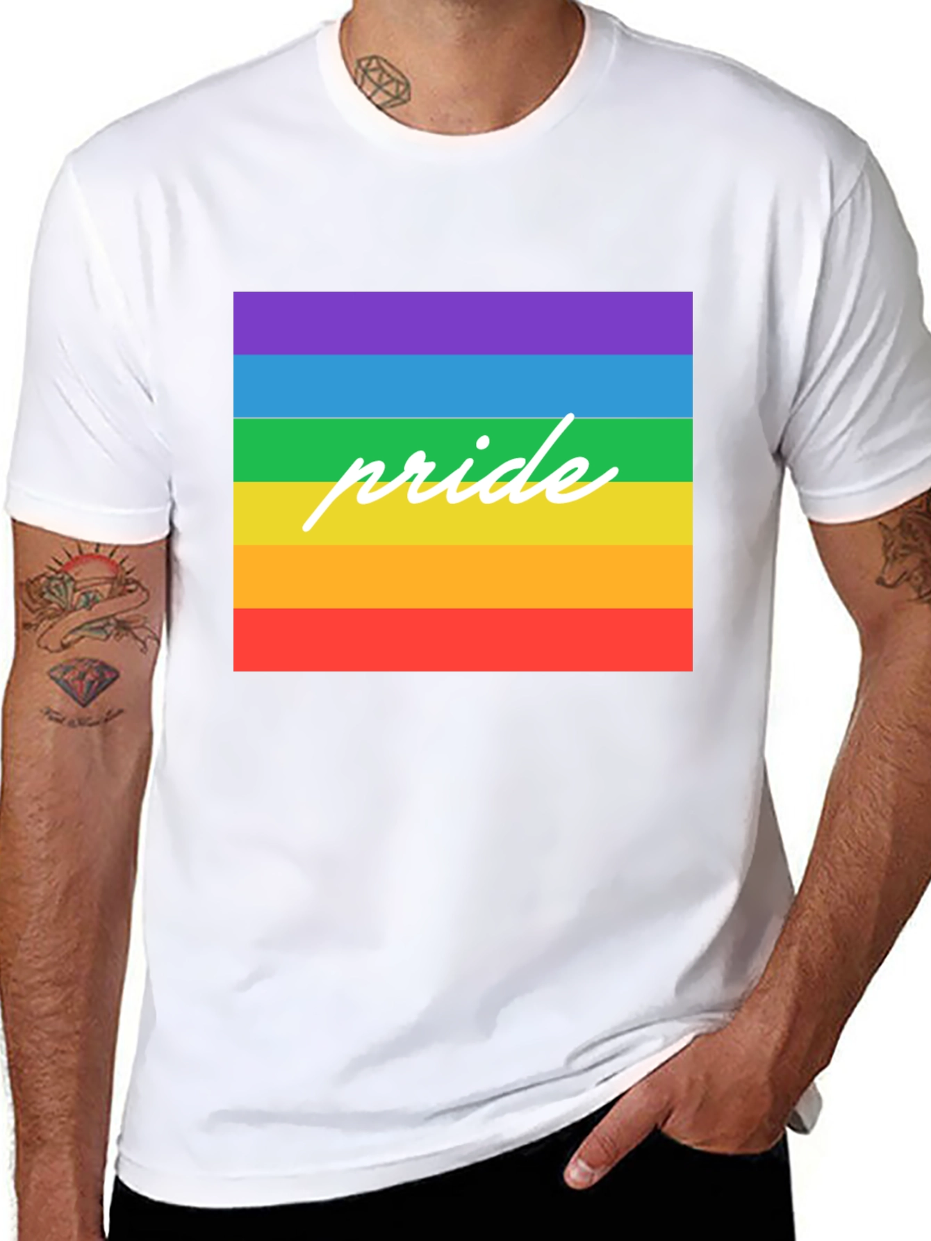 Pride Rainbow T-Shirt - LGBTQ+ Pride Month Tee