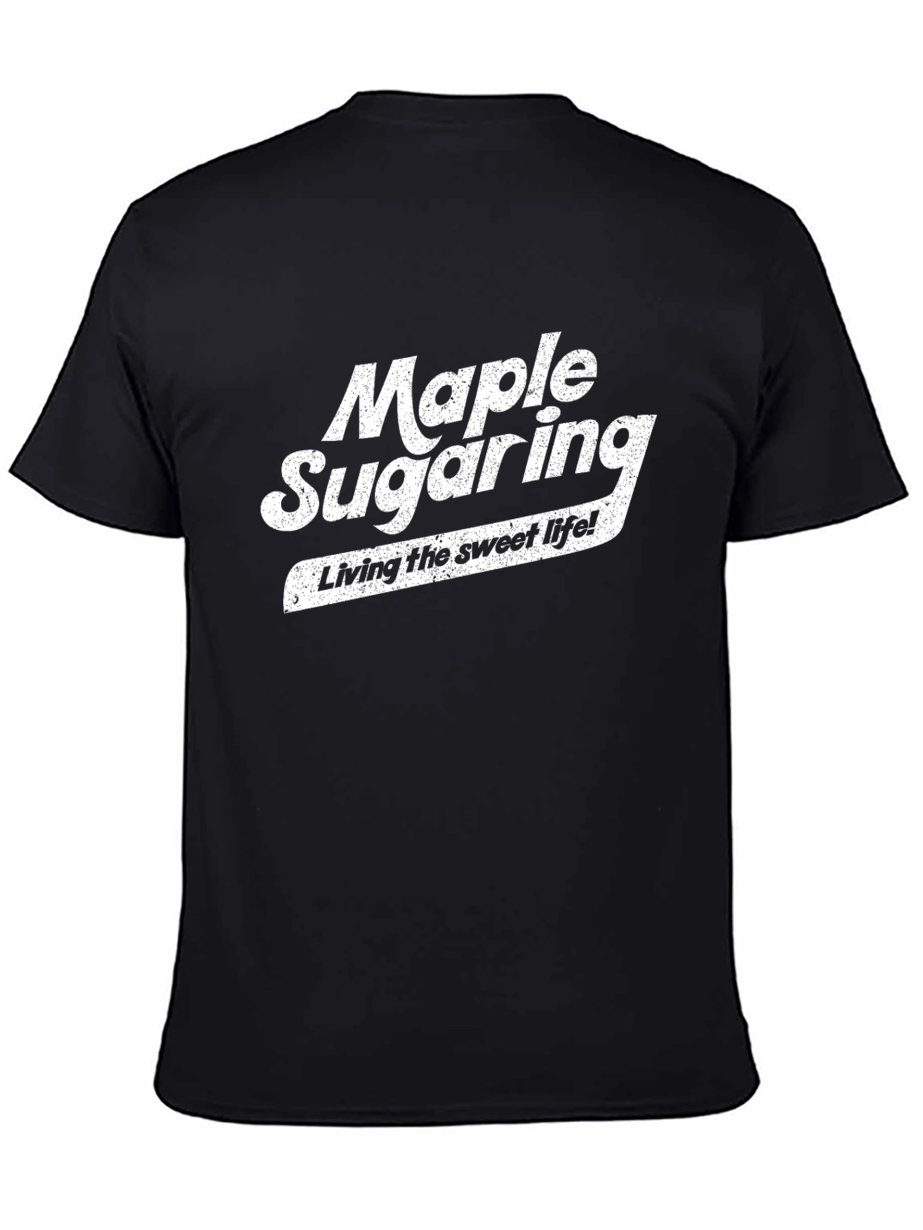 Maple Sugaring Sweet Life T-Shirt - Black