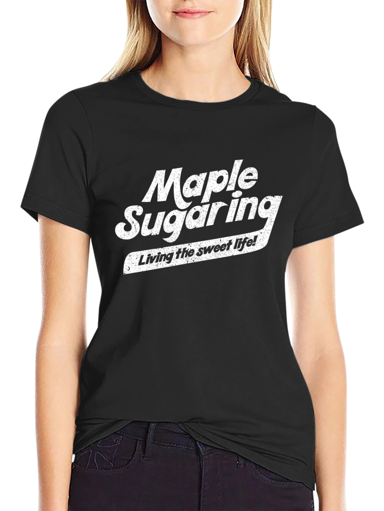 Maple Sugaring Sweet Life T-Shirt - Black