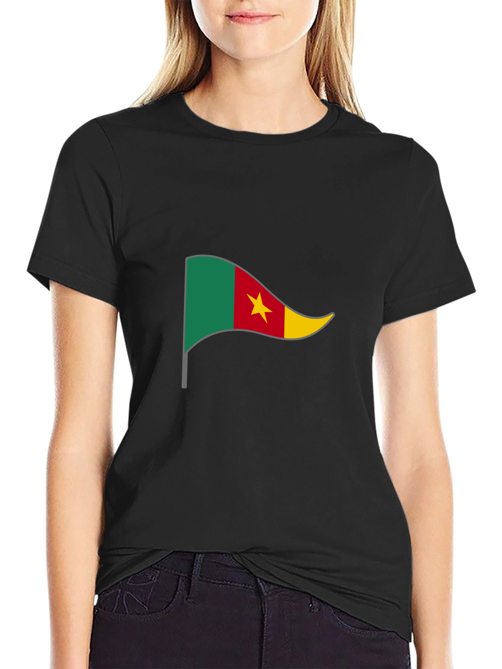 Cameroon Flag Graphic T-Shirt
