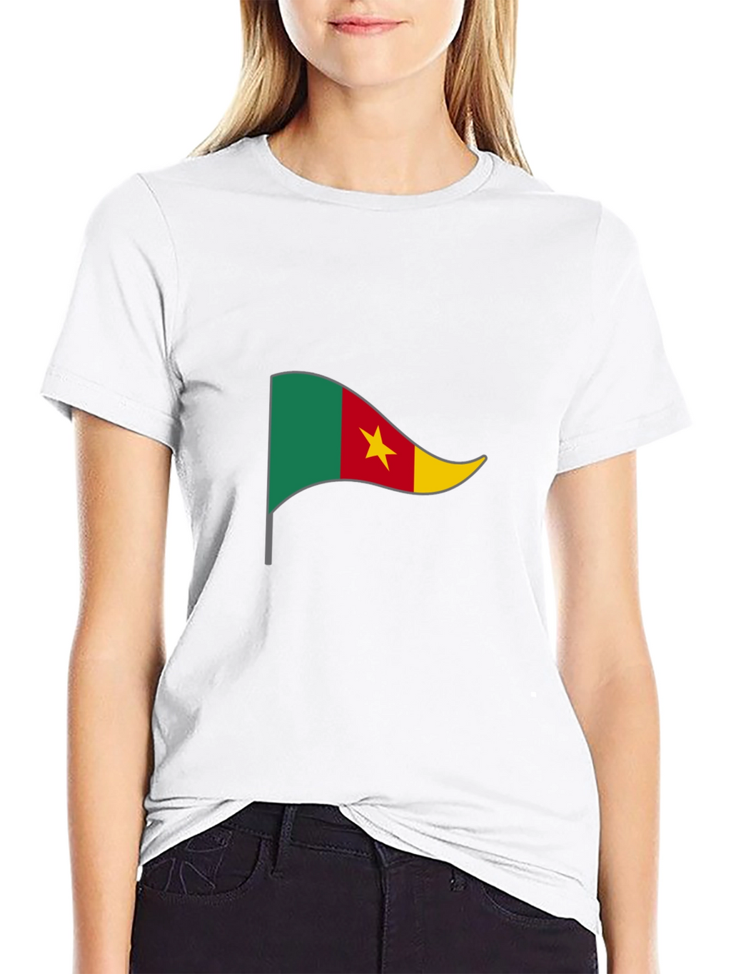 Cameroon Flag Graphic T-Shirt